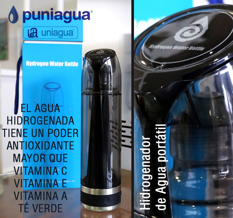Aqualar 3M Paraguay - La botella de agua hidrogenada genera agua rica en  hidrógeno, potente antioxidante, en un tiempo de tan solo 5 minutos. Esta  agua puede ayudar a combatir el estrés